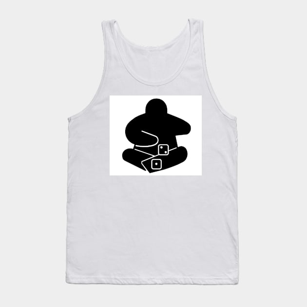 Dice Rolling Meeple Tank Top by Canderella